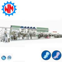98%Yield Rate Sanitary Pad Production Line ISO9001 Factory Supplier PLC Control