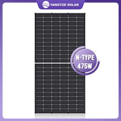 OEM Solar Mono Facial Perc PV Panels Half Cut Tyoe N Type 475w