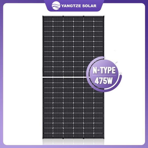 OEM Solar Mono Facial Perc PV Panels Half Cut Tyoe N Type 475w