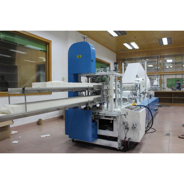 380V 50HZ 200*200mm Open Size Full Automatic Napkin Making Machine