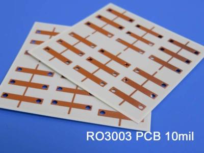 PWB de alta frequência da micro-ondas da placa de circuito 10mil DK3.0 do PWB 2-Layer Rogers 3003 de Rogers RO3003 DF 0,001