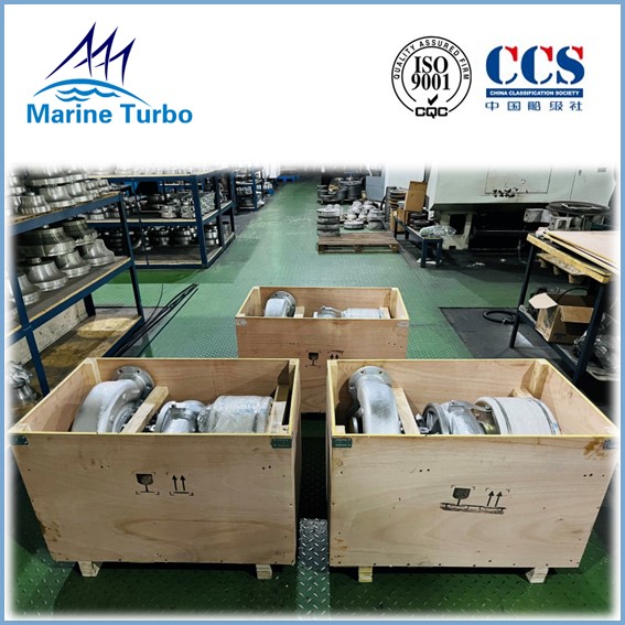 Conjunto de turbocompresor MET18SRC para motor marino Mitsubishi diésel radial