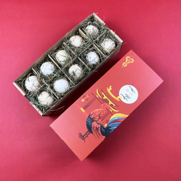 Rectangle Corrugated Cardboard Emptyegg Gift Box Yoni Easter Packaging