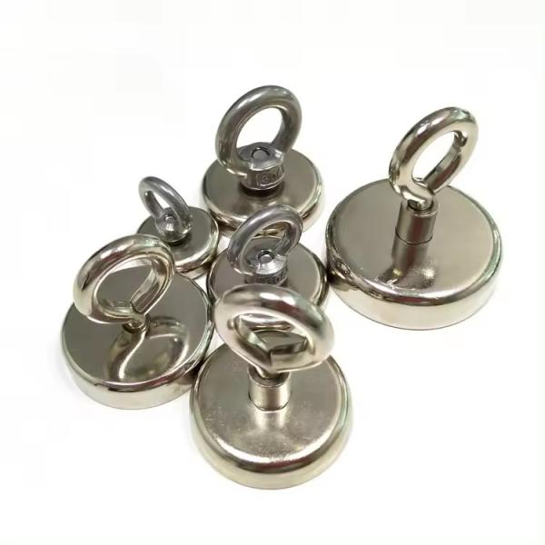 Neodymium Hook Magnets / Magnetic Hook N38-N52 For Office Round Shape