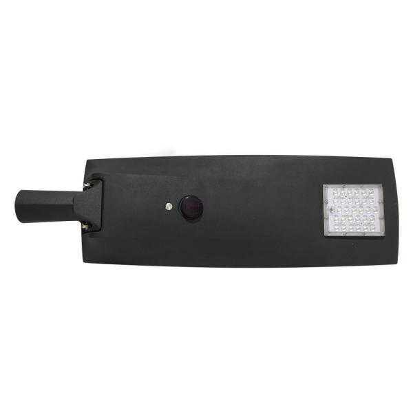 a luz de rua solar conduzida fundiu o controle esperto do sensor de alumínio das microplaquetas 160-170lm/w microwave/PIR de 10-80w Lumileds Luxeon 5050