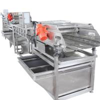 SUS304 Máquina de Lavar Vegetais Comerciais de Rabanete Para Lavar Vegetais