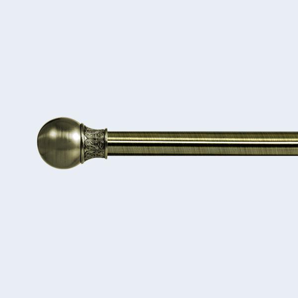 0.5 MM Thickness Anti-Brass Color Curtain Rod For Home Window Curtain Decoration