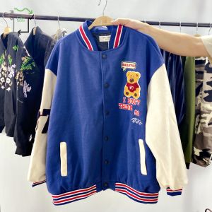 Fashion Adults Used Baseball Jacket Casual Wear Mix Size Winter Clothes For Men