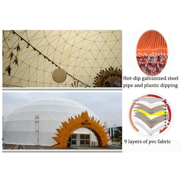 Outside Beach Luxury Camping Tent with hot dip galvanize steel pipe
