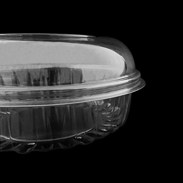 Customized Plastic Berry Containers 10oz With Dome Lid For Vegetable Salad