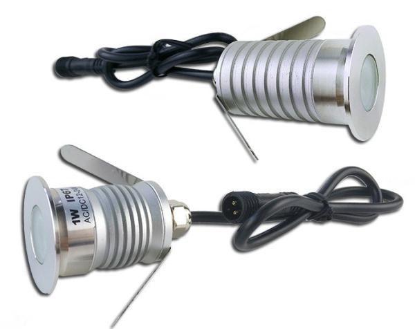 Mini 3W Led Light Fixtures IP67 Recessed Underground Low Voltage 12V Garden Lights Led Deck Lights Outdoor landscape Lig