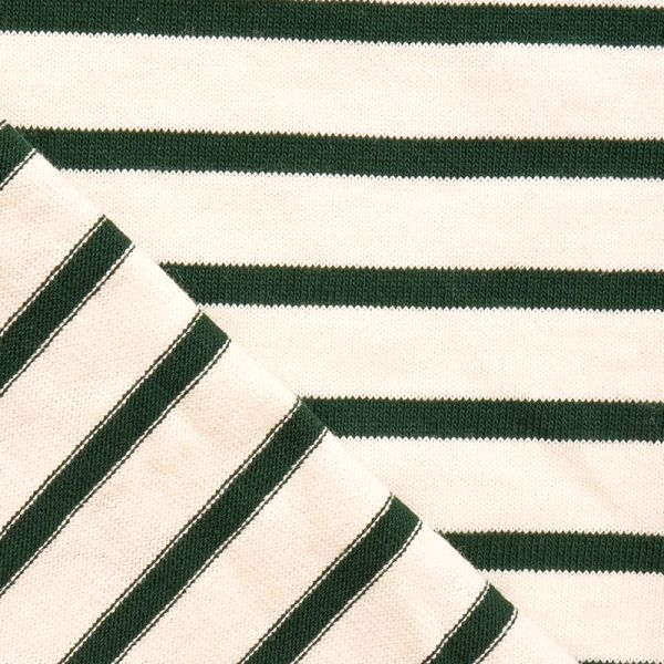 Healthy And Comfortable And High-Quality Soft Striped Knit Fabric Breathable For Casual Wear