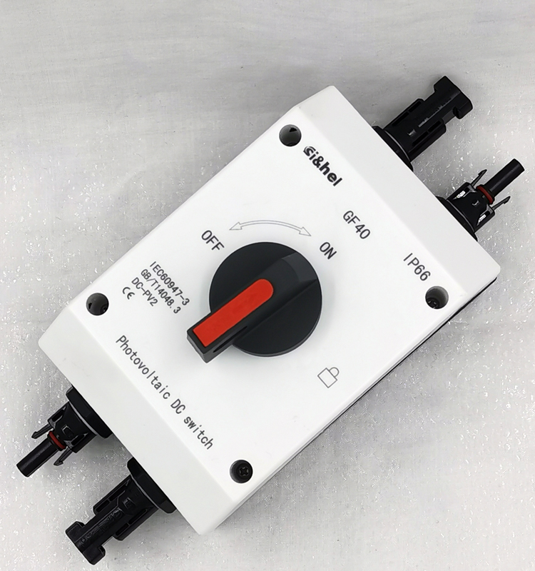 32A Solar DC Isolator Switches 3-Phase 4-Pole Low Voltage Disconnectors 1000V DC PV Disconnect Isolator Switch