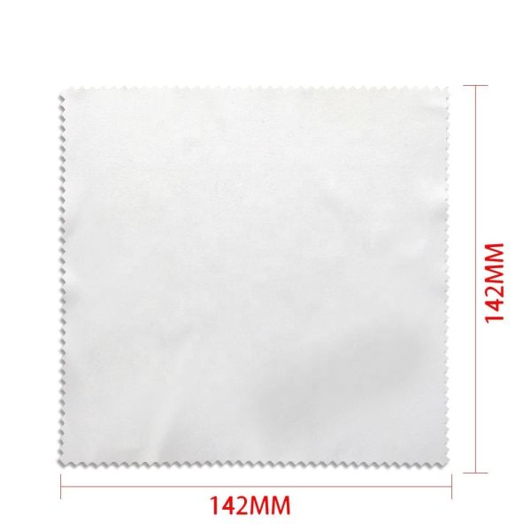Custom Logo Sublimation Microfiber Blank Lens Cloth Sublimation Glasses Cleaning Cloth