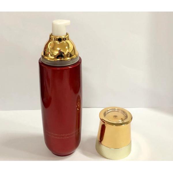 Красивая косметика бутылки лосьона насоса винта дизайна разливает изготовленные на заказ Силк печатание и картину по бутылкам