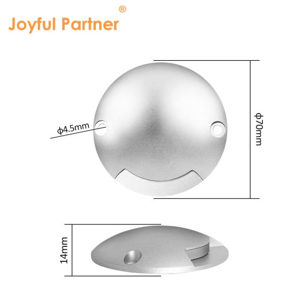 Противоультрафиолетовый анодированный DC12v SMD 2835 LED1W Modern Recessed Led Stair Light Внешний Внутренний Стенный светильник