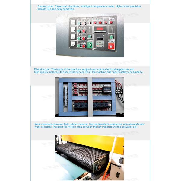 3 Belt Speed 2000r/min P-R-RP1300 Wide Belt Sander Machine With Water Sanding and Drying