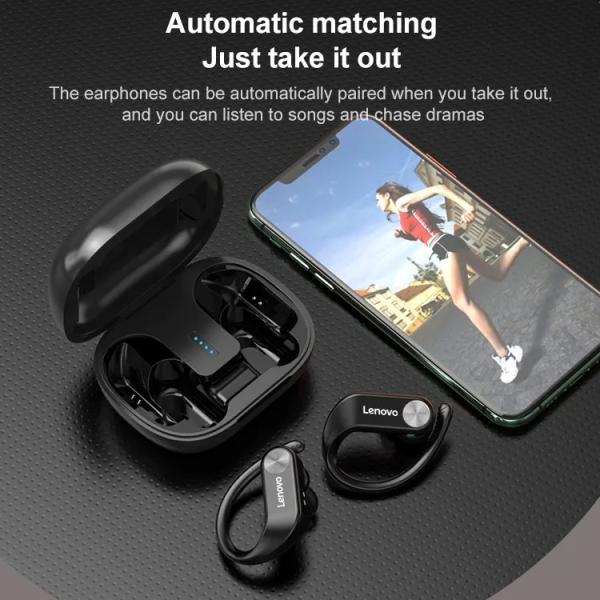 Lenovo LP7 TWS Wireless Earbuds  IPX5 Waterproof In-Ear Sport Waterproof Wireless Bluetooth Earphone