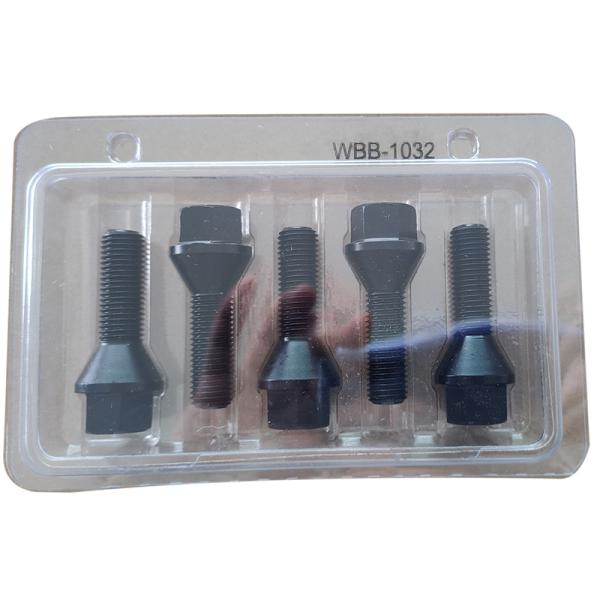 RCTuning Grade 10.9 Extended Black Wheel Bolts Studs M12x1.5 For BMW E Chassis