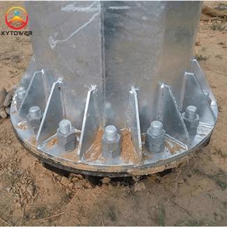 Self supporting 5g Wifi Singal Antenna Telecom Mast Pole