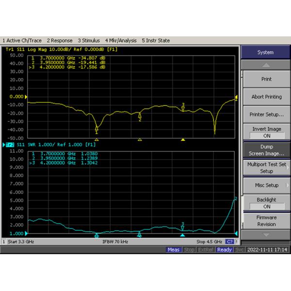 Flat Panel Outdoor Directional Antenna 2.4 & 5 .8GHz 3.7-4.2GHz 10-14dBi 290x205x40