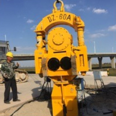 Одиночный молоток кучи Vibro экскаватора приспособления 5m/Min 25T