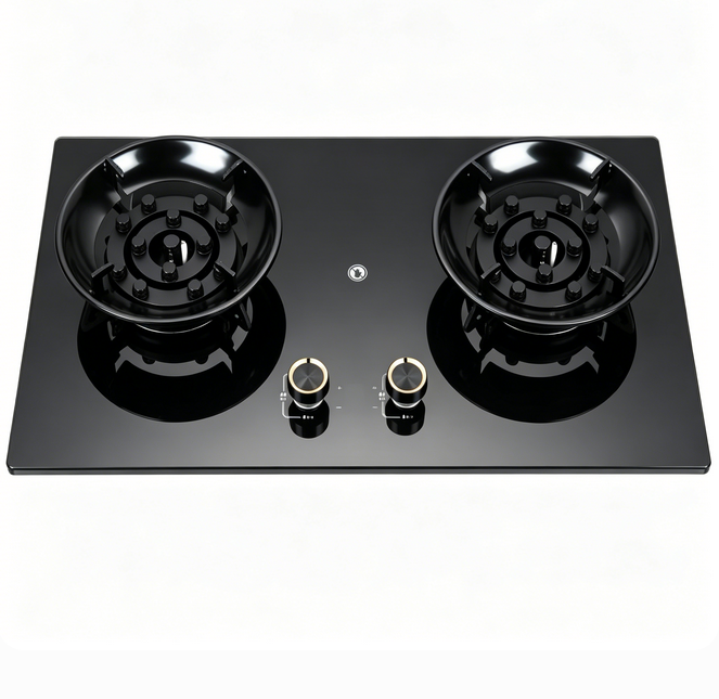 2 Burners Gas Hob Kitchen Cooking High Power OEM ODM Supplier Smart Gas Cooker