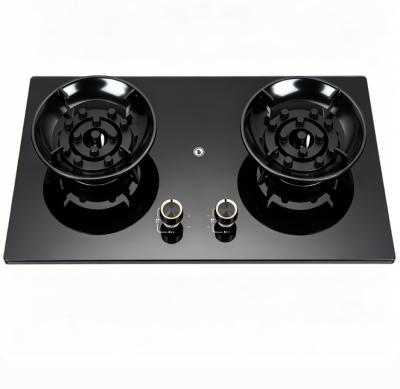 2 Burners Gas Hob Kitchen Cooking High Power OEM ODM Supplier Smart Gas Cooker