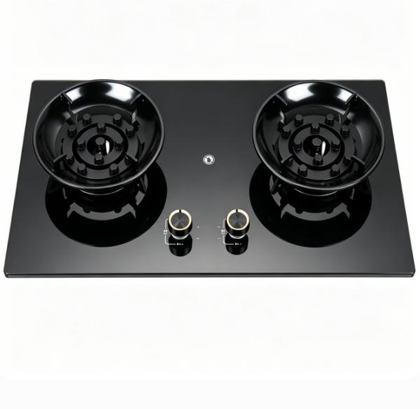 2 Burners Gas Hob Kitchen Cooking High Power OEM ODM Supplier Smart Gas Cooker