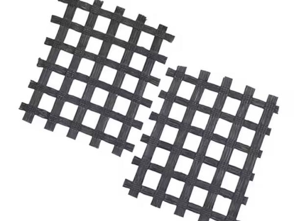 High Strength Uniaxial Polyester Geogrid 50.8x50.8mm For Soil Reinforcement