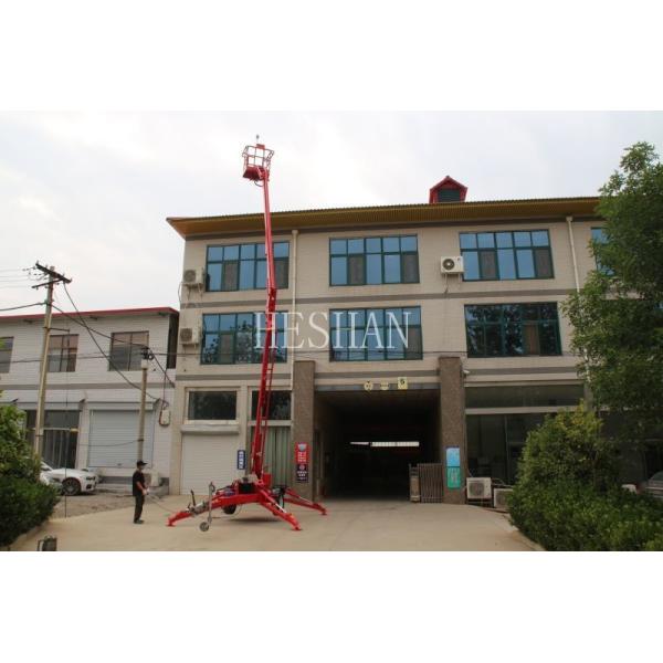 16m Diesel Hydraulic Articulated Towable Boom Lift 200kg Load Capacity