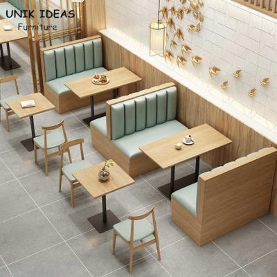 Da cabine comercial do restaurante de 2 pessoas café de assentamento Sofa Bench With Table Sets