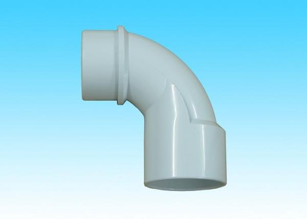 Polished PVC Elbow Fittings 2 Socket x 2 Spigot  , 90 Deg Plastic Pipe Elbow