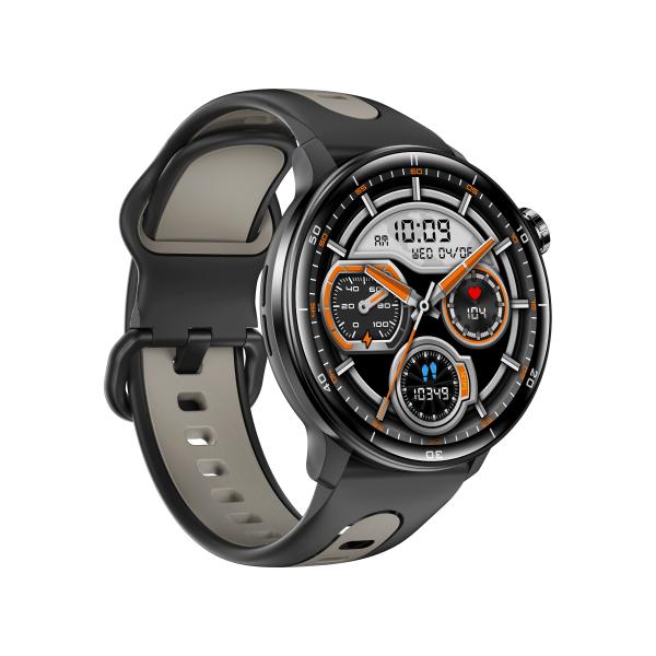 S666 Smartwatch Health Monitoring GPS Positioning Smart Watch With AMOLED Screen