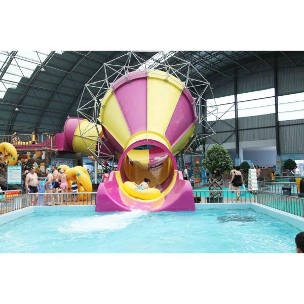 Fiberglass Commercial Family Water Slide For Home  , 16m Height
