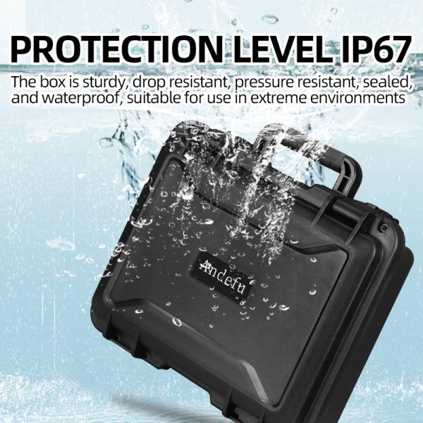 Boîte à outils OEM personnalisable pour remorques IP67 imperméable à l'eau en plastique dur Taille intérieure 385*285*130 35 95