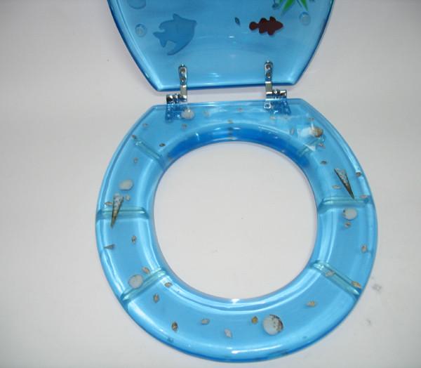 polyresin toilet seat cover,MDF toilet seat,PP toilet seat,sea star,shell transparent