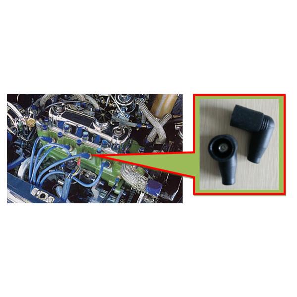90 Degree Bended Spark Plug Cable Connectors With High Uniformity Of Dimension