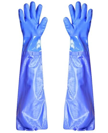 Reusable PVC Coated Work Gloves OEM Chemical And Cut Resistant Gloves