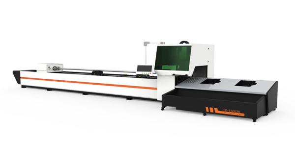Two Axis Fiber Laser Cutting Machine For Stainless Steel Aluminum Pipes