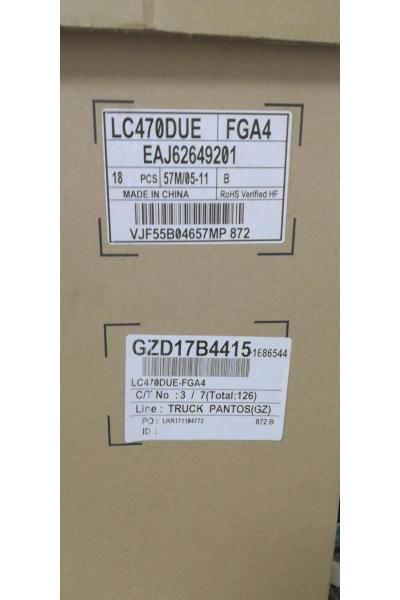 Painel 47,0 do LCD do quadrado de 46PPI 700cd/M2 1920×1080 LD470EUP-SEA1