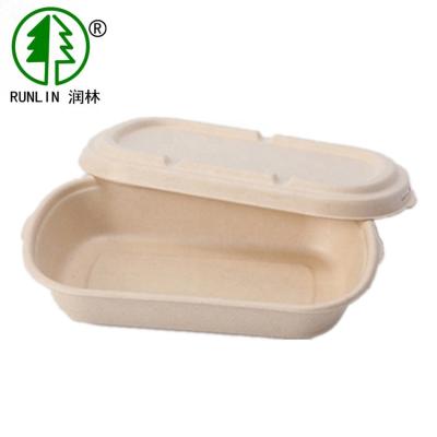 Recipientes de alimento biodegradáveis do bagaço
