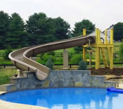 Easy Assembly Curve Kids Water Slide Indoor Outdoor Fun For 4 Children Vibrant Colors