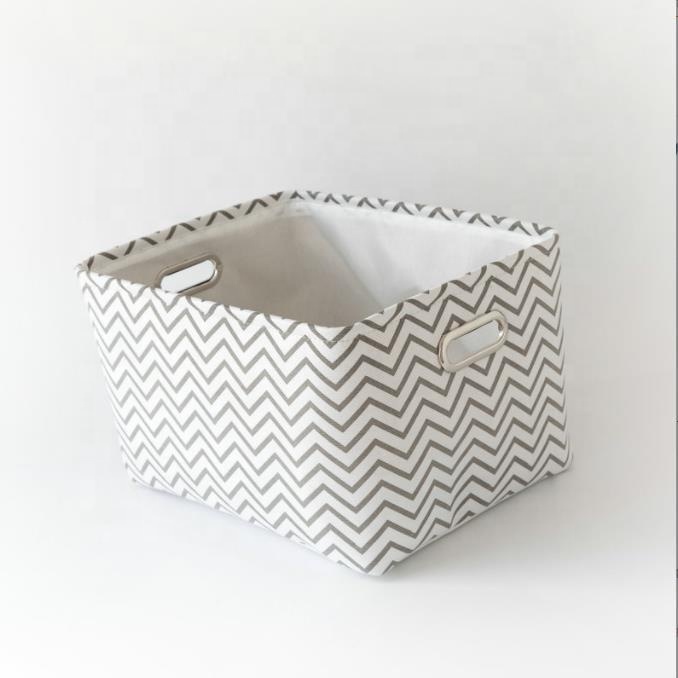 Portable Cloth Tabletop Folding Box Storage Box Clothing Toy Storage Basket Closet Drawer Type Thick Storage Basket