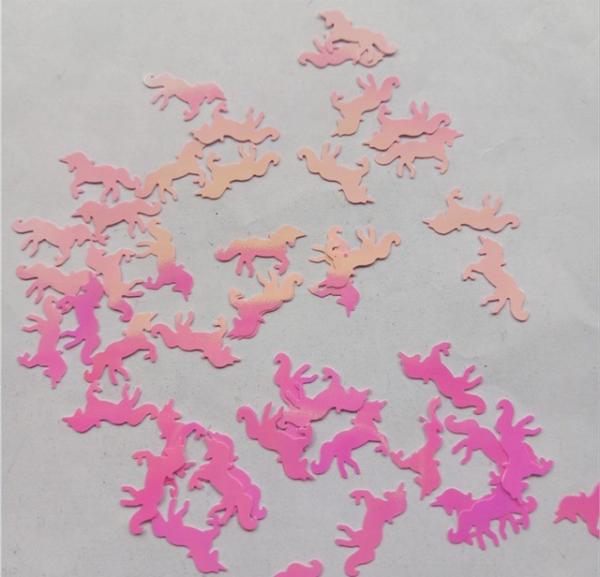 Supply Customized Colors Polyester Unicorn Horse Glitter Shape for Decoration Craft and Holo Enthusiasts Worldwide