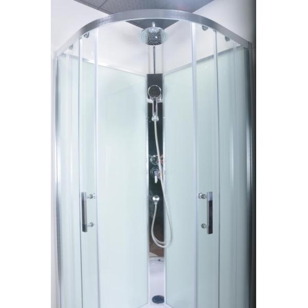 La salle de bains de confort a courbé des kits de stalle de douche a adapté le type debout libre