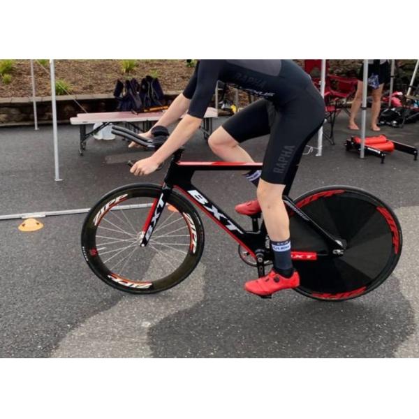 Велосипед времени фиксированного велосипеда TT углерода шестерни Aero формируя участвуя в гонке пробный