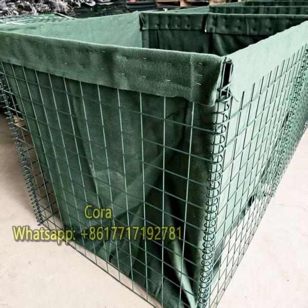 Hot-Dip Galvanized MIL1 Hesco Barrier Bags for Military Fortification