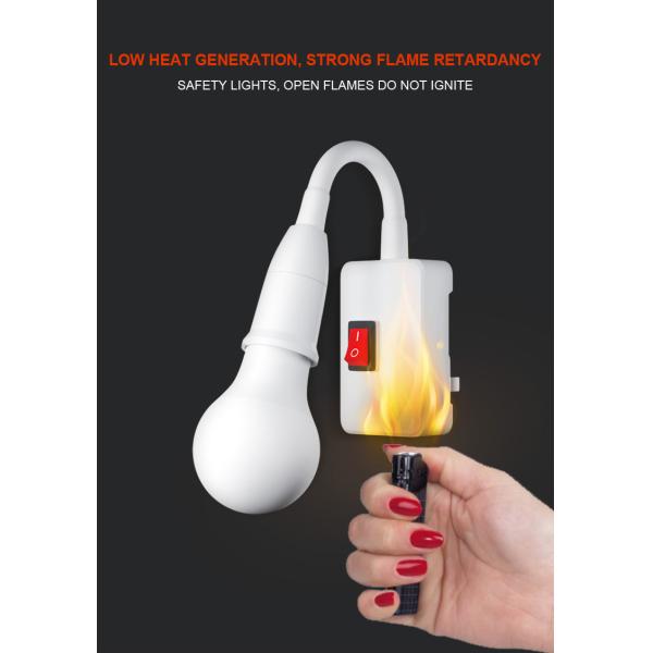 Button Switch LED Energy-saving Light Bulb Bedside Wall Lamp for Bedroom AC220V Lighting