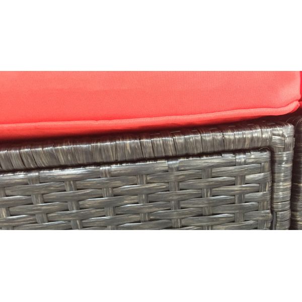 Factory Wholesale Rattan Wicker Outdoor Furniture 7 Pieces Corner Conversation Sofa Set